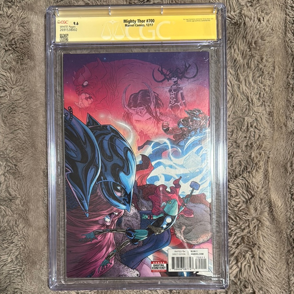 Mighty Thor #700 Cgc 9.6 Comic View 2